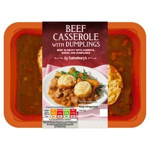 Sainsbury's Beef Casserole with Dumplings 400g (Serves 1)