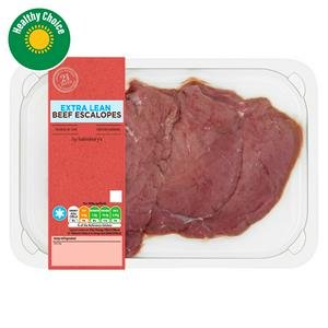 Sainsbury's British or Irish 21 Day Matured Extra Lean Beef Escalope 300g