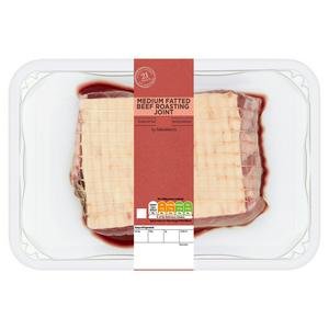 Sainsbury's British or Irish 21 Day Matured Medium Fatted Beef Roasting Joint (Approx. 800g)