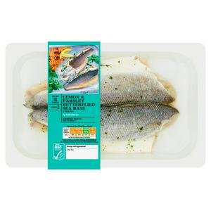 Sainsbury's Butterflied ASC Sea Bass 255g