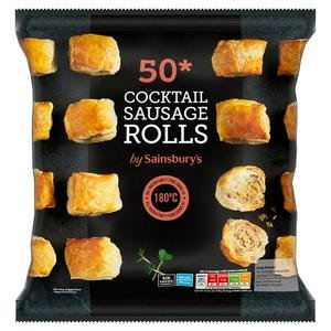 Sainsbury's Cocktail Sausage Rolls x50 800g