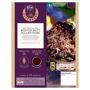 Sainsbury's Discovery 410g Slow Cooked Hot Smoked BBQ Boston Butt Pulled Pork, Taste the Difference