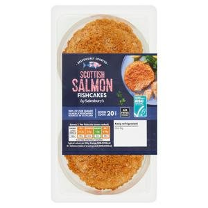 Sainsbury's Fishcakes Scottish Salmon x2 270g