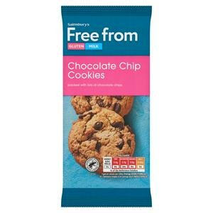 Sainsbury's Free From Chocolate Chip Cookies 150g