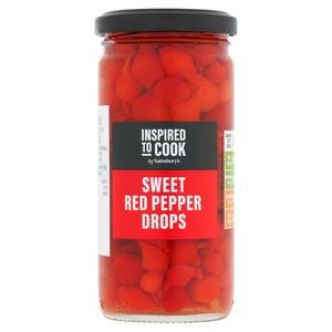 Sainsbury's Inspired to Cook Sweet Red Pepper Drops 230g (150g*)