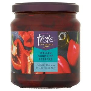 Sainsbury's Italian Sun-Dried Peppers, Taste the Difference 280g