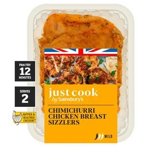 Sainsbury’s Just Cook 350g Chimichurri Chicken breast sizzlers