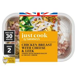 Sainsbury's Just Cook British Chicken Breast with Cheese & Leek 380g
