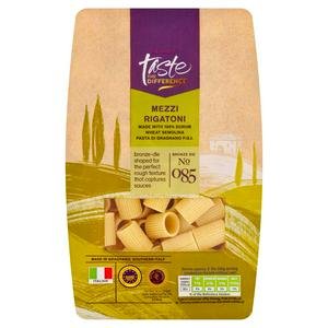 Sainsbury's Mezzi Rigatoni Pasta, Taste the Difference 500g