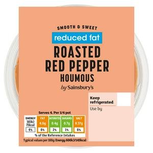 Sainsbury's Red Pepper Houmous, Be Good To Yourself 200g