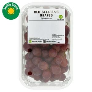 Sainsbury's Red Seedless Grapes 500g