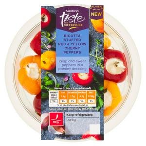 Sainsbury's Ricotta Stuffed Peppers, Taste the Difference 125g