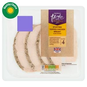 Sainsbury's Roast Chicken Stuffing Topped, Taste the Difference 135g