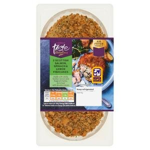 Sainsbury's Scottish Salmon, Spinach & Lemon Fishcakes, Taste the Difference x2 290g