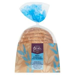 Sainsbury's Sourdough Medium Sliced White Bread, Taste the Difference 400g