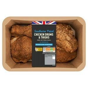 Sainsbury's Southern Fried Chicken Drums & Thighs 800g