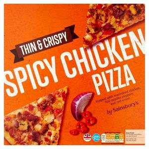Sainsbury's Spicy Chicken Pizza 388g Sainsbury's Spicy Chicken Pizza 388g