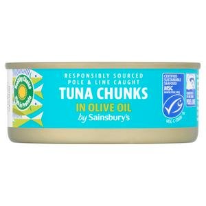 Sainsbury's Tuna Chunks in Olive Oil 145g
