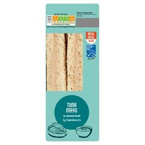Sainsbury's Tuna Mayo on Oatmeal Bread Sandwich