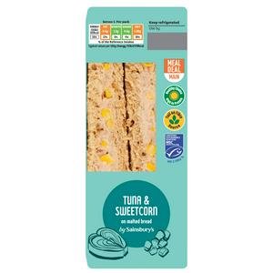 Sainsbury's Tuna & Sweetcorn on Malted Bread Sandwich