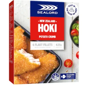 sealord fish fillets hoki potato crumb