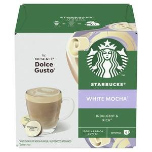 Starbucks by Nescafé Dolce Gusto 12 x White Mocha Coffee Pods (6 Servings)