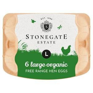 Stonegate Estate Organic Eggs Large x6