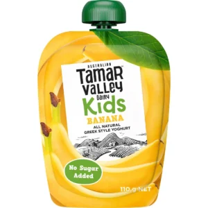 Tamar Valley Dairy Kids Greek Yoghurt Pouch Banana