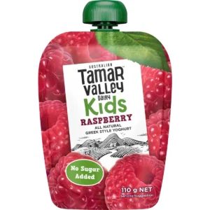 Tamar Valley Dairy Kids Greek Yoghurt Pouch Raspberry