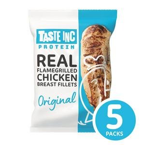 Taste Inc. Protein Real Flamegrilled Chicken Breast Fillets Original Multipack 5 x 35g