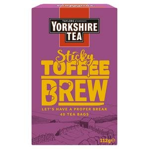 Taylors of Harrogate 40 x Sticky Toffee Brew Yorkshire Tea Bags 112g