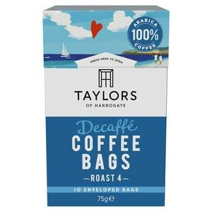 Taylors of Harrogate Decaffe Ground Coffee Bags x10