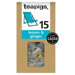 Teapigs Lemon & Ginger Tea Bags x15