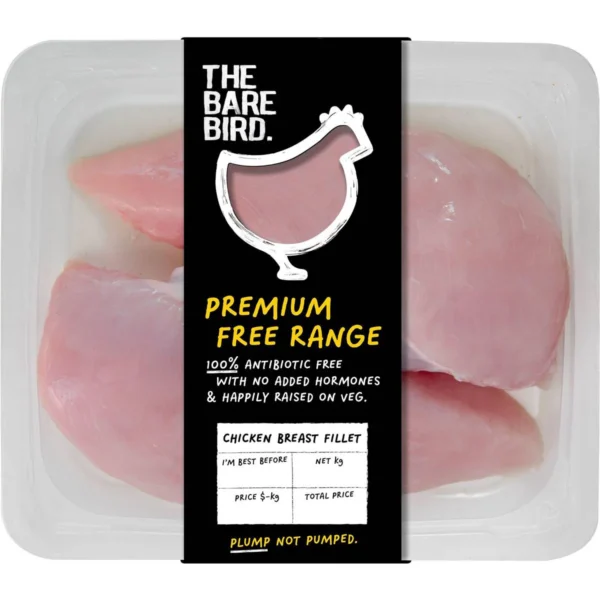 The Bare Bird Free Range Chicken Breast Fillets