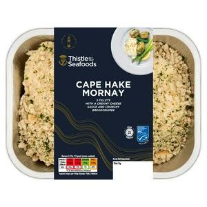 Thistle Seafoods 2 x Cape Hake Mornay Fillets 380g
