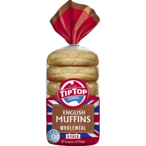Tip Top English Muffins Wholemeal Bakery
