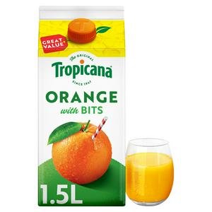 Tropicana Original Orange with Bits Fruit Juice 1.5L
