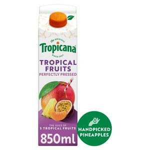 Tropicana Tropical Fruit Juice 850ml