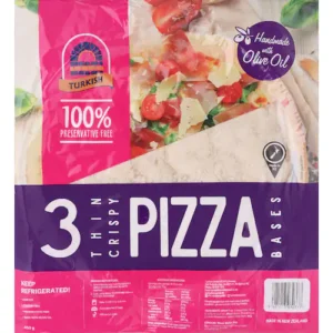 turkish bread pizza bases thin & crispy