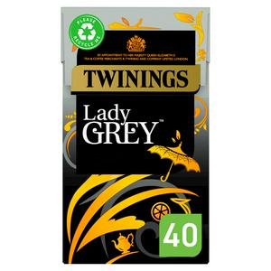 Twinings Lady Grey Plant Based Tea Bags x40 100g