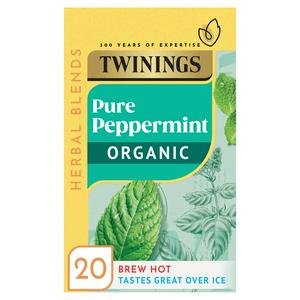 Twinings Organic Pure Peppermint Tea Bags 40g x20
