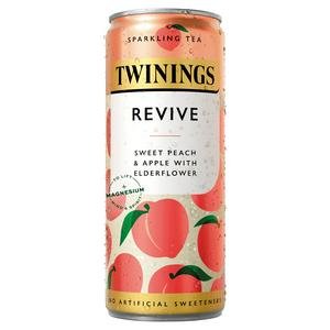 Twinings Revive Sweet Peach & Apple with Elderflower Sparkling Tea 250ml