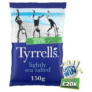 Tyrrells Chips Lightly Sea Salted 150g