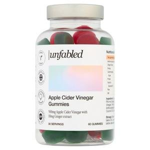 Unfabled 60 x Apple Cider Vinegar Gummies