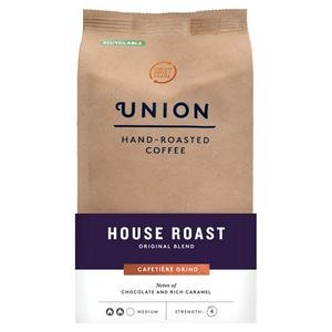 Union Hand-Roasted Coffee House Roast Cafetière Grind 200g