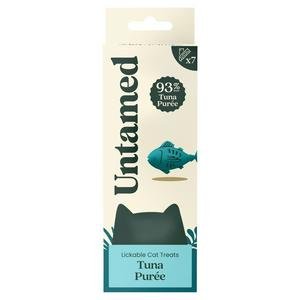 Untamed 7 x 15g Tuna Puree Lickable Cat Treats
