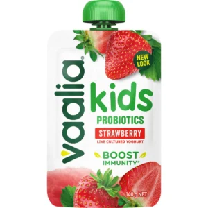 Vaalia Kids Probiotic Yoghurt Pouch Strawberry