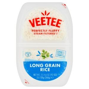 Veetee Heat& Eat Long Grain Rice Pots x2 260g