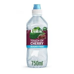Volvic 750ml Touch of Fruit Sugar Free Cherry Flavoured Water