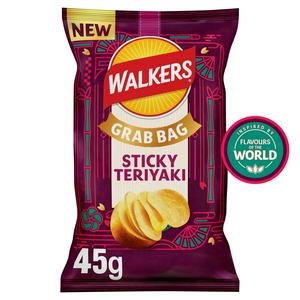 Walkers 45g Crisps Sticky Teriyaki Flavour Grab Bag
